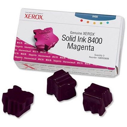 Xerox Phaser 8400 Magenta Solid Ink Sticks (Pack of 3)