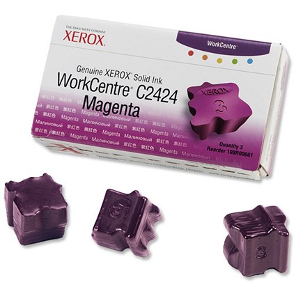 Xerox WorkCentre C2424 Magenta Solid Ink Sticks (Pack of 3)