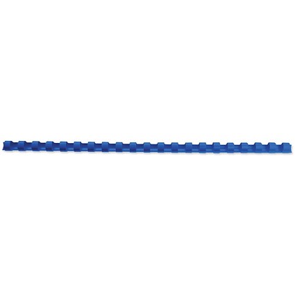 GBC Binding Comb A4 8mm Blue (Pack 100)