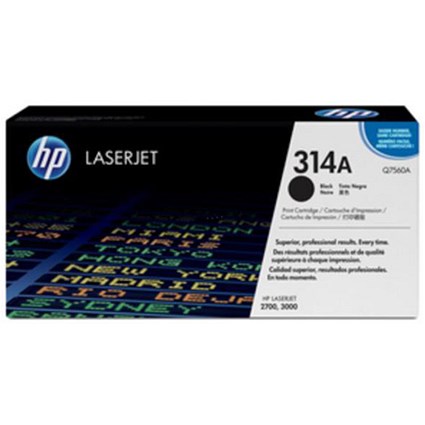 HP 314A Black Laser Toner Cartridge