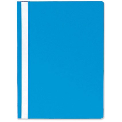 Rexel A4 Report Flat Files / Indexing Strip / Blue / Pack of 25