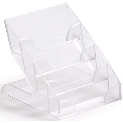 Durable Business Card Display Box, Clear
