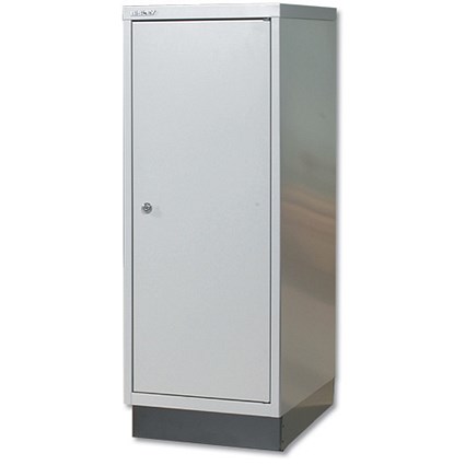 Bisley Cupboard Lockable with 1 Adjustable Shelf W349xD460xH940mm Goose Grey