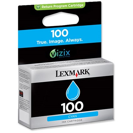 Lexmark 100 Cyan Inkjet Cartridge