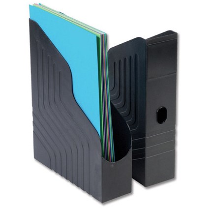 Avery Original Magazine Rack File High-impact Polystyrene A4 Plus Black