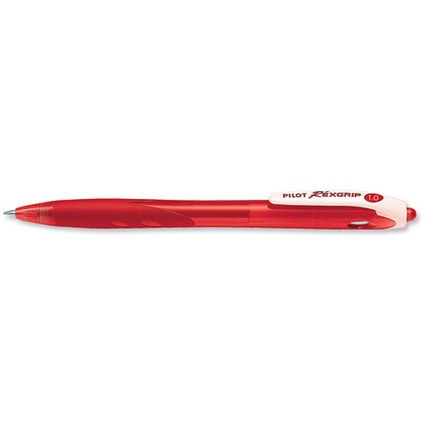 Pilot BegreeN Rexgrip Ball Point Pen Medium Red [Pack 10]