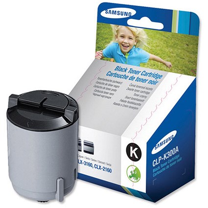 Samsung Laser Toner Cartridge Page Life 2000pp Black Ref CLP-K300A/ELS