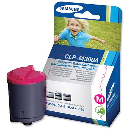 Samsung Laser Toner Cartridge Page Life 1000pp Magenta Ref CLP-M300A-ELS