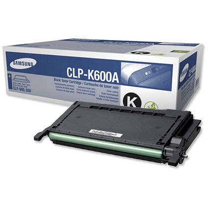 Samsung Laser Toner Cartridge Page Life 4000pp Black Ref CLP-K600A/ELS