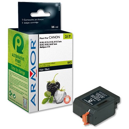 Armor Compatible Inkjet Cartridge Black [Canon BX3 Equivalent] Ref K20205