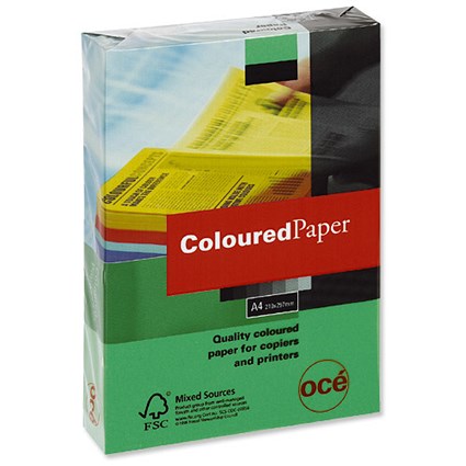 Canon A4 Multifunctional Coloured Paper - Deep Green - 80gsm - Ream (500 Sheets)