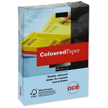 Canon A4 Multifunctional Coloured Paper - Medium Blue - 80gsm - Ream (500 Sheets)