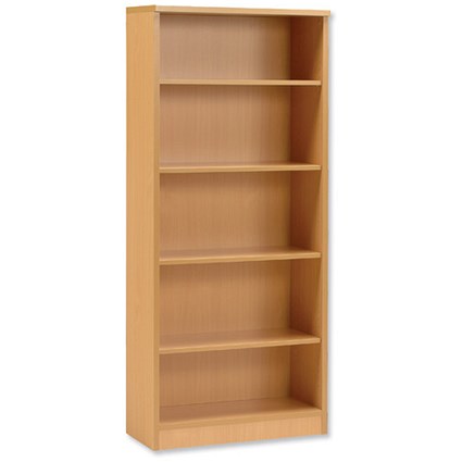 Influx Bookcase Tall W800xD350xH1800mm Beech