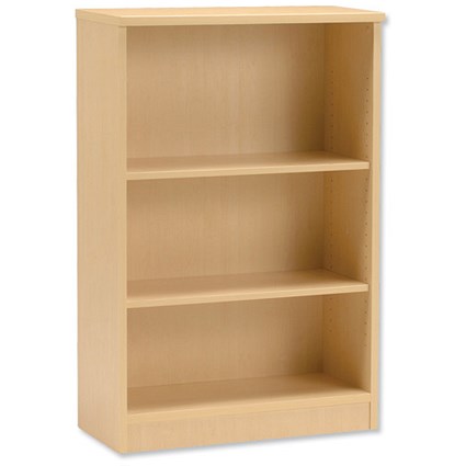 Influx Bookcase Medium W800xD350xH1200mm Maple