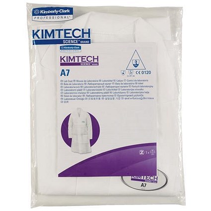 Kimtech Science A7 Lab Coat / EN 1149-1 / Large