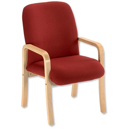 Trexus Plus Reception Armchair W490xD460xH500mm Burgundy