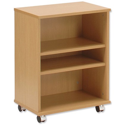 Trexus Mobile Printer Storage Stand W530xD400xH720mm Oak