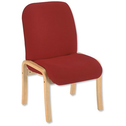 Trexus Plus Reception Side Chair W490xD460xH500mm Burgundy