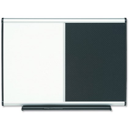 Nobo Prestige Drywipe Board / Magnetic / Self-sealing Foamboard / W900xH600mm / Black