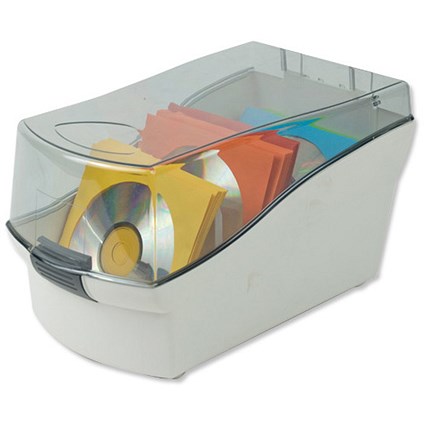 Fellowes CD Sleeve File with 25x 2-sided Sleeves and Dividers and Indexes for 100x CDs/DVDs Ref 90697