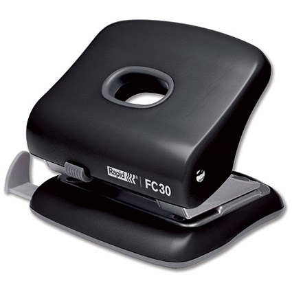 Rapid FC30 Punch 2-Hole Capacity 30x 80gsm Black