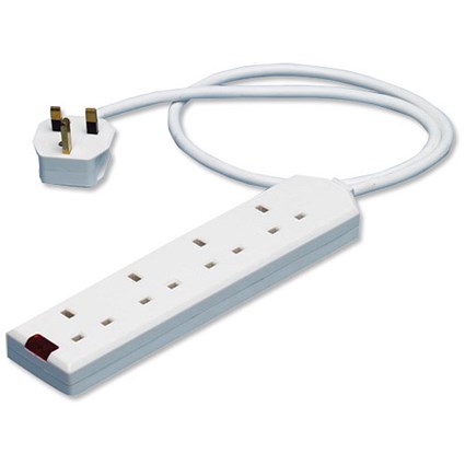 Eurosonic Extension Socket 13Amp 4-Way Cable 5m