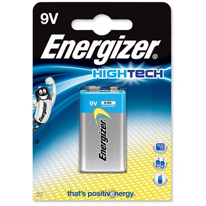 Energizer HighTech Battery Alkaline 6LR61 9V