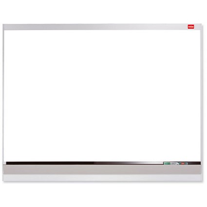 Nobo Platinum Plus Drywipe Board Enamel Magnetic and Fixings Markers 1200x2100mm Aluminium