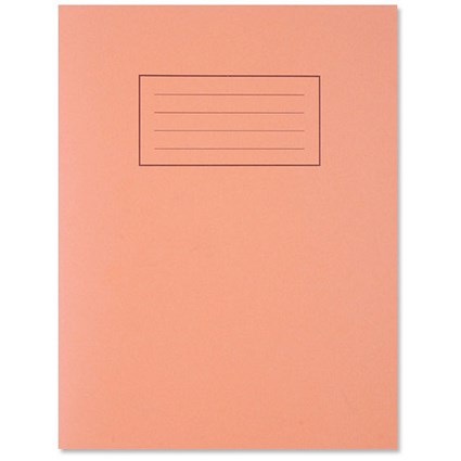 Silvine 5mm Squares Exercise Book / 229x178mm / 80 Pages / Orange / Pack of 10