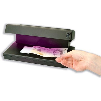 Helix Bank Note Checker Professional Mains-powered UV Top 2x6W Fluorescent Under 6W