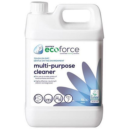 Ecoforce EcoLabel Multipurpose Cleaner / 5 Litre / Pack of 2