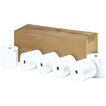 Thermal Printer Rolls / Width 57mm x Diam 30mm x Core 12.7mm / 1-Ply / Pack of 50