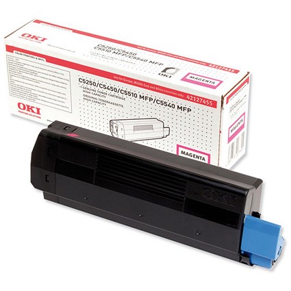 Oki C5450 High Capacity Magenta Laser Toner Cartridge