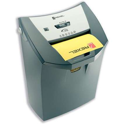 Rexel SC170 Shredder Automatic On Off Strip Cut 6mm 22 Litre Capacity 12x80gsm Ref 1758025