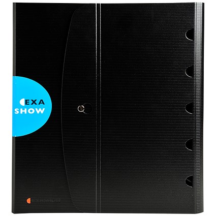 Exacompta Exactive Exashow Presentation Folder A4 Polypropylene Black -