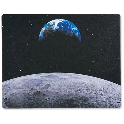 Fellowes Natural Collection Mouse Mat Pad Earth and Moon