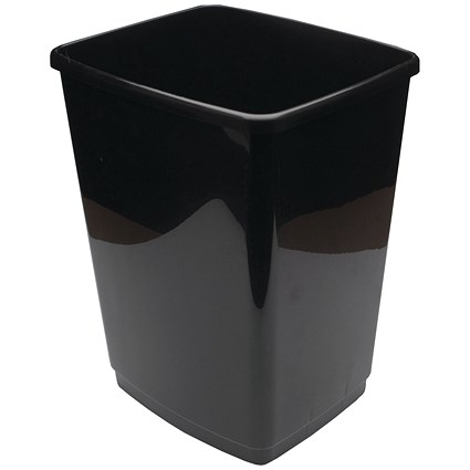 2Work Swing Bin Base, 50 Litre, Black