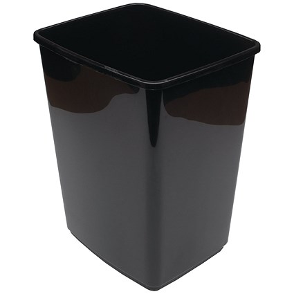 2Work Swing Bin Base, 10 Litre, Black