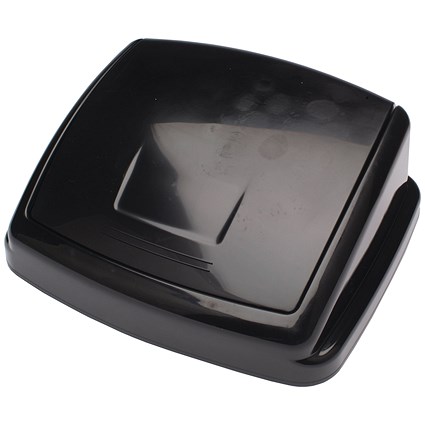 2Work Swing Bin Lid, 50 Litre, Black