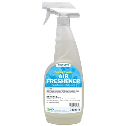 2Work Air Freshener Trigger Spray Spring Fresh 750ml