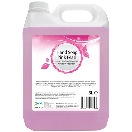 2Work Pink Pearl Hand Wash, 5 Litre