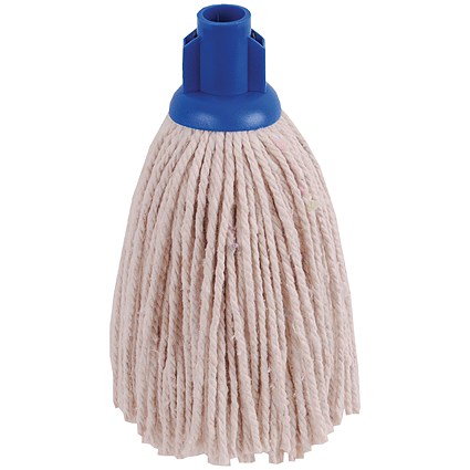 2Work PY Smooth Socket Mop 12oz Blue (Pack of 10) 2W04297 2Work PY Smooth Socket Mop 12oz Blue (Pack of 10) 2W04297