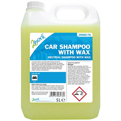 2Work Car Shampoo with Wax 5L