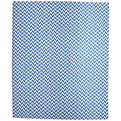2Work Heavy Duty Non-Woven Cloth, 380x400mm, Blue, Pack of 5