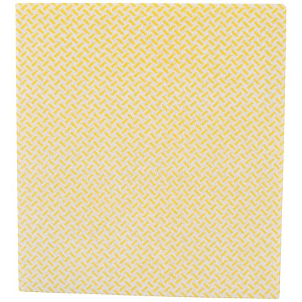2Work Heavy Duty Non-woven Cloth, 380x400mm, Yellow, Pack of 5