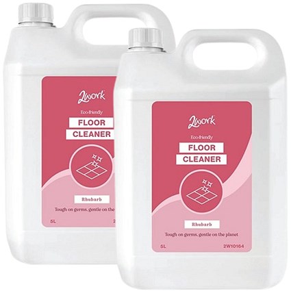 2Work Naturally Clean Floor Cleaner 5 Litre Pack of 2