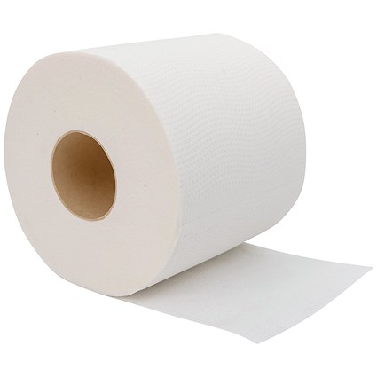2Work 3-Ply Bamboo Toilet Roll (Pack of 24) 2W10169