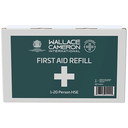 2Work Eco-Friendly 20 Person HSE First Aid Kit Refill