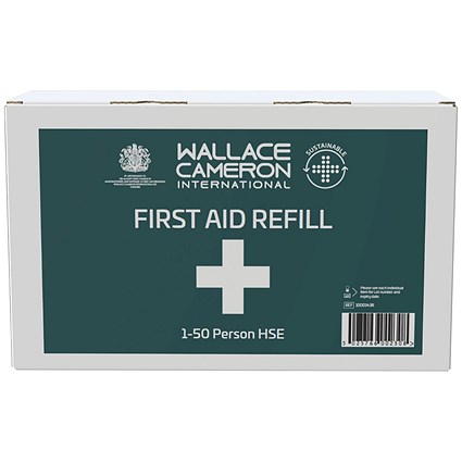 2Work Eco-Friendly 50 Person HSE First Aid Kit Refill
