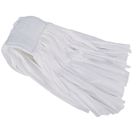 2Work Disposable Big White Mop Head 250g Pack of 10 2W10515